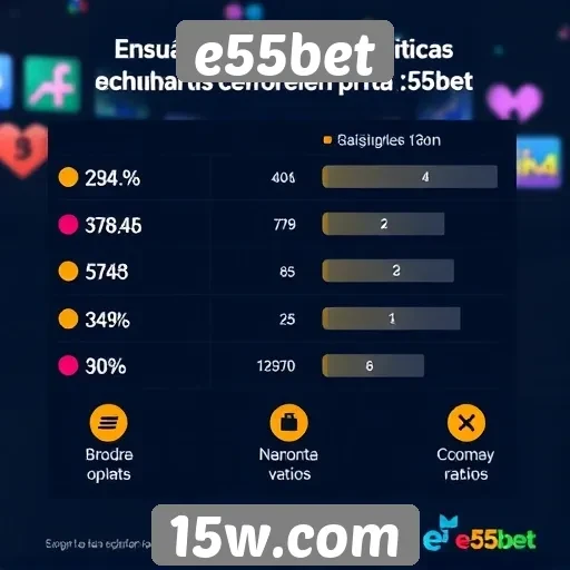 Estatísticas de usuários ativos no e55bet