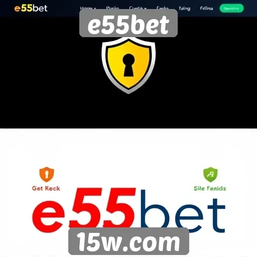 Avaliação de segurança do site e55bet